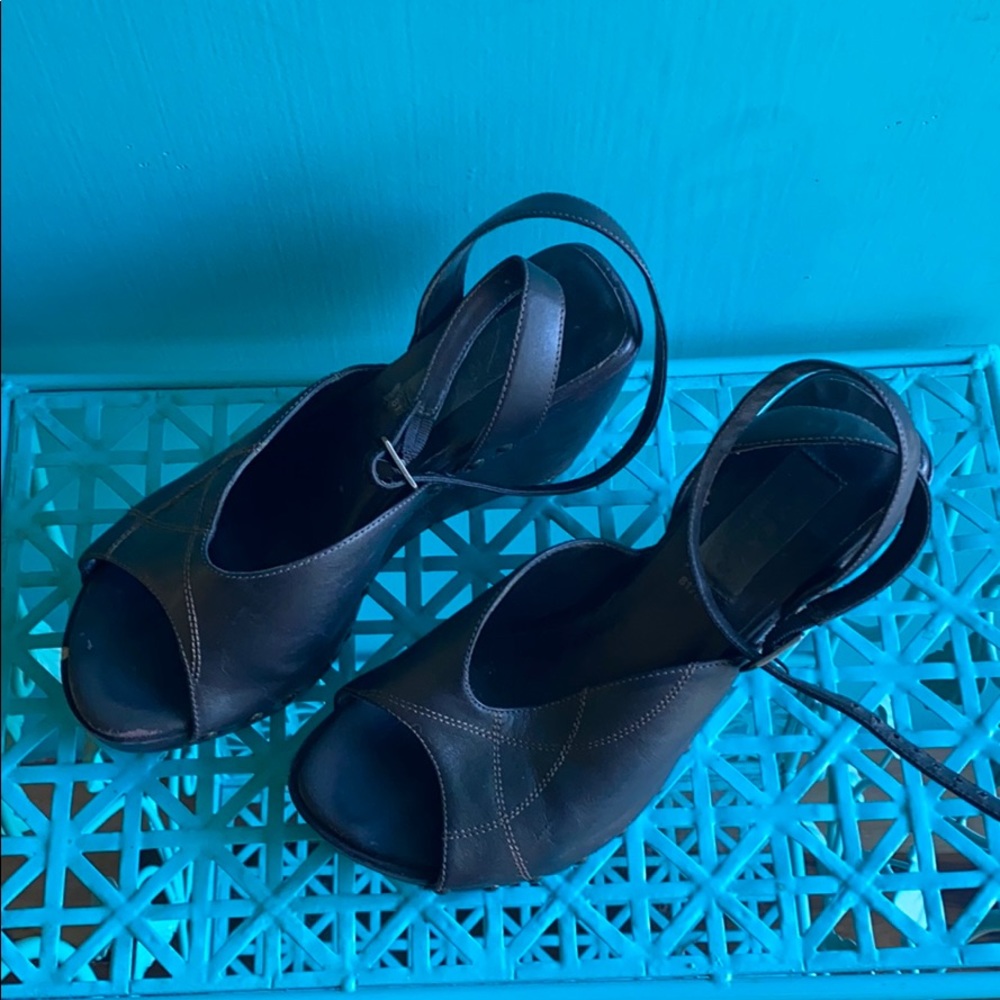 Ankle strap platforms